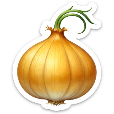 dried yellow onion  sticker