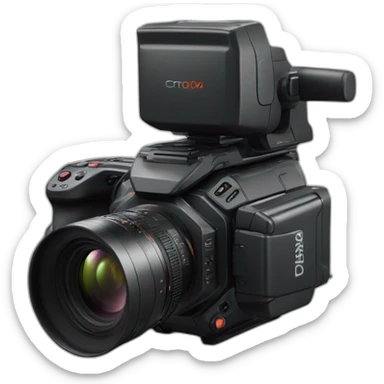Caméra pocket cinema Blackmagic 6k g2 sticker