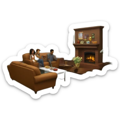 Central perk sticker