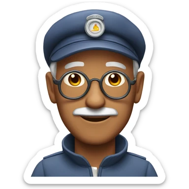 Retired postman sticker