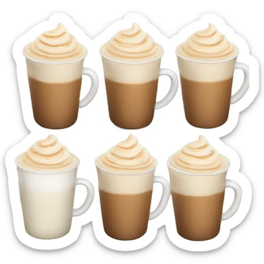 Chai latte coffe  sticker