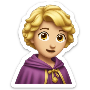 Caperucita sorprendida sticker