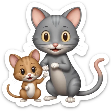 Tom and Jerry sticker