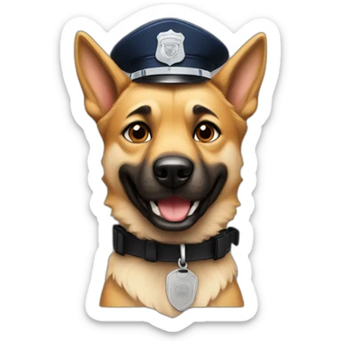Police Dog sticker