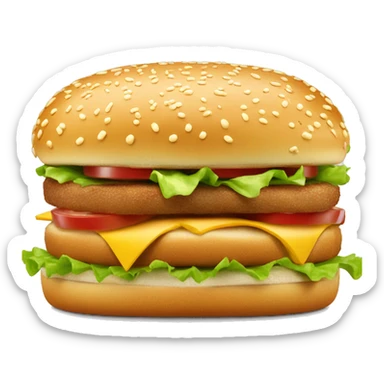 mcdonald’s big tasty sandwich  sticker
