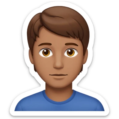 🤵 i ovaj braon kosu ali normalna boja koze sticker