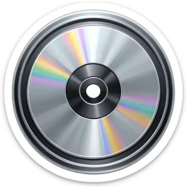 movie strip disk sticker