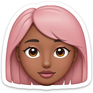 Grey rosy brown color sticker