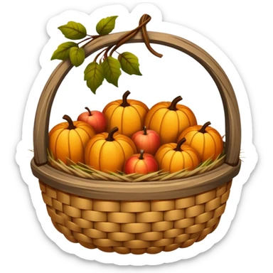 Harvest Basket sticker