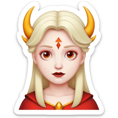 Mix of 👹 and 😇 sticker