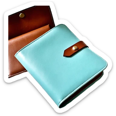 Картонная папка со списком выполненных дел sticker