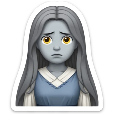 accurate the groke from 90s moomin sticker