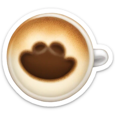 A cappuccino  sticker
