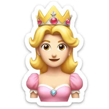 Princess peach  sticker