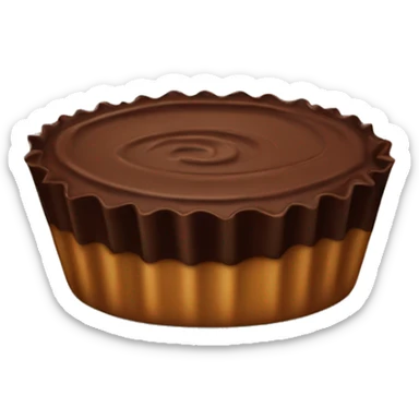 Peanut butter cup sticker