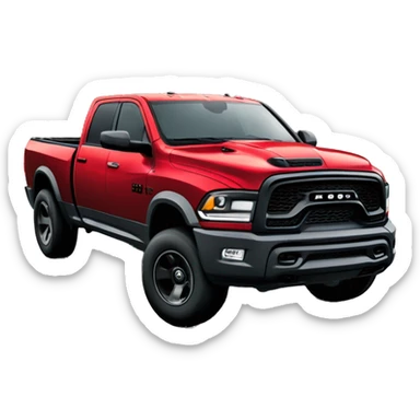 Dodge RAM 2025 hurricane twin turbo power  sticker