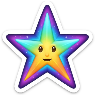 Trippy Star  sticker