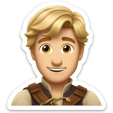 Flynn from rapunzel sticker