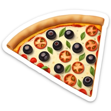 pizza Veggie slice (peppers/olives) sticker