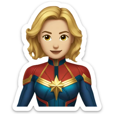Captain Marvel sticker