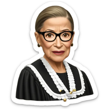 Ruth bader ginsburg slam dunk sticker