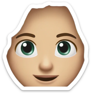 Cara de sorpresa con angustia sticker