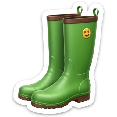 garden boots sticker