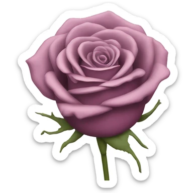 Mauve colored rose  sticker