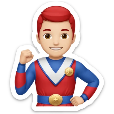 Red, White, and Blue Reigning Chamption sticker