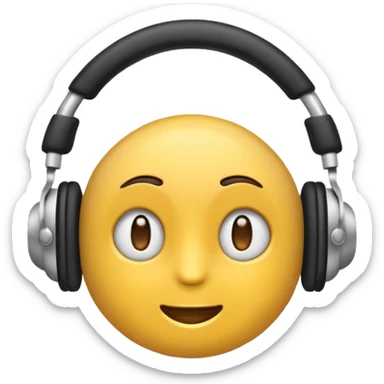 Белые наушники на них бантики в низу без  человека sticker