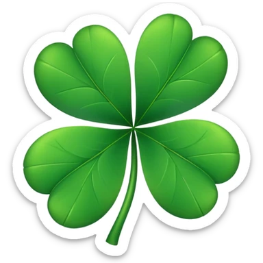 Trébol de 5 hojas  sticker