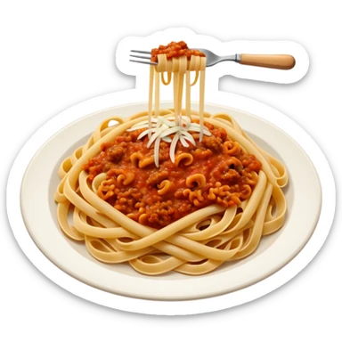 pasta bolognese sticker