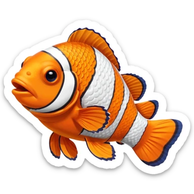 Nemo clownfish sticker