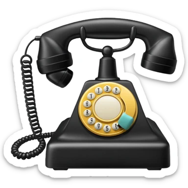 Un Téléphone qui appelle quelqu’un. ￼ sticker
