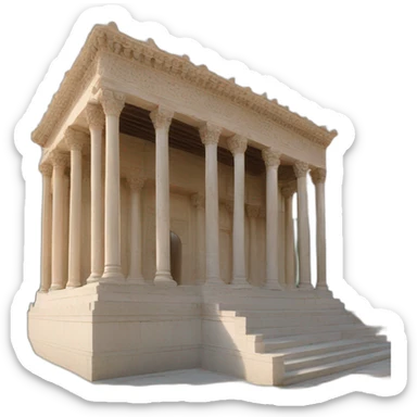 Court of the lions Alhambra's monument sticker