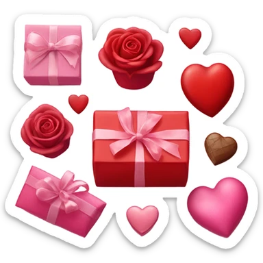 Valentines day sticker