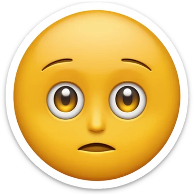 Eye twitching emoji sticker