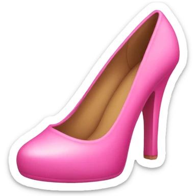 Pink shoes  sticker