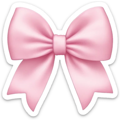 Light pink bows sticker