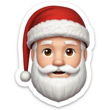 minecraft santa claus sticker
