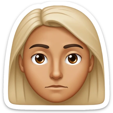 Raising a eyebrow  sticker