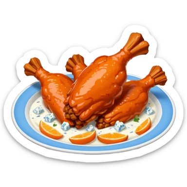 buffalo chicken wings sticker