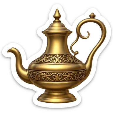 aladdin's lamp sticker