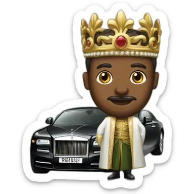 sultan near rolls Royce sticker