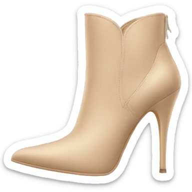 high-heels-boot-beige sticker