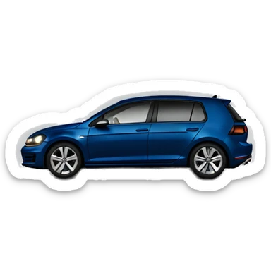 volkswagen golf 5 shadow blue LED lights sticker