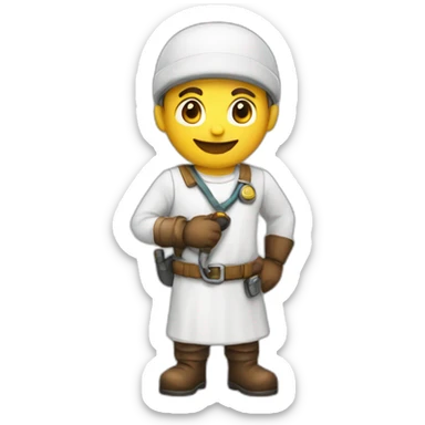 the holy plumber sticker