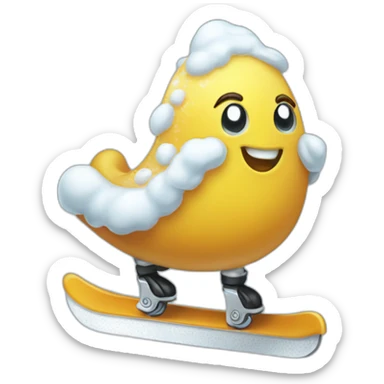 patin a glace sticker