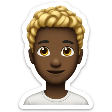 Boy with yaemulka sticker