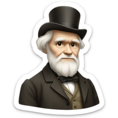 Charles Darwin sticker
